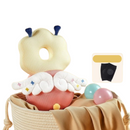 Almohada protectora para la cabeza del bebé + rodilleras antideslizantes